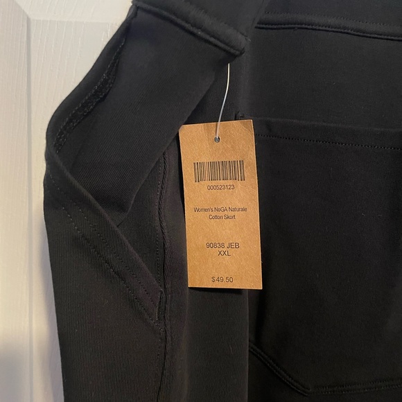 Duluth Trading Co NoGA Naturale Black Plus Size Skort - Picture 3 of 3